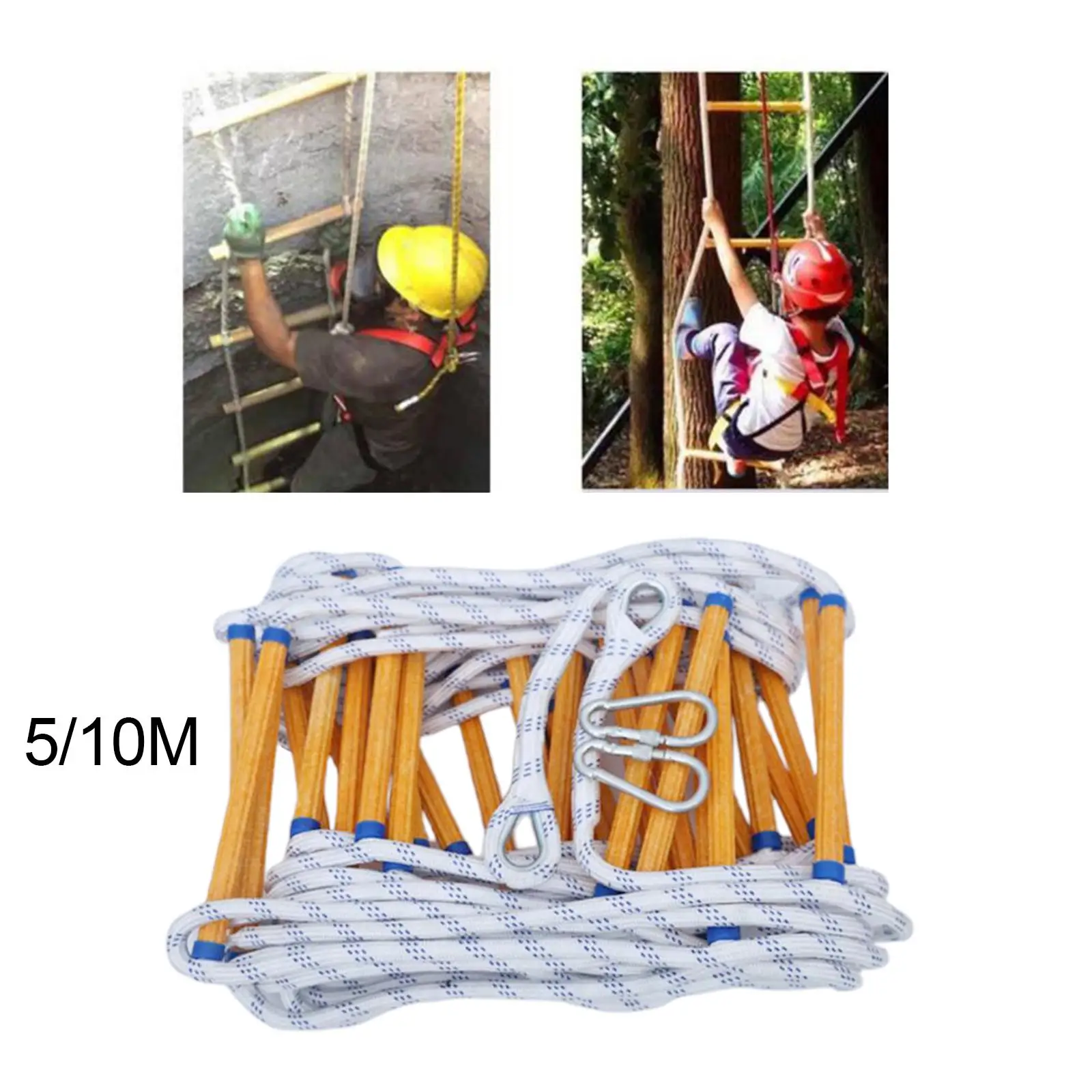 

Escape Ladder Rope Portable Flame Resistant Kids Adults for Climbing Window