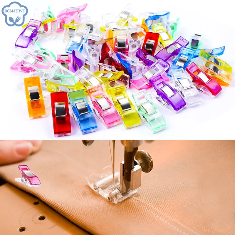 Fabric Quilting Craft Sewing Knitting Clips Mixed Plastic Wonder Clips Holder DIY Patchwork 10/20/50PCS