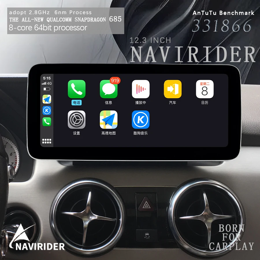 

For Mercedes Benz GLK Class X204 2008-2015 Wireless Carplay AutoRadio Android Multimedia GPS Navi Stereo Audio Car Radio Player