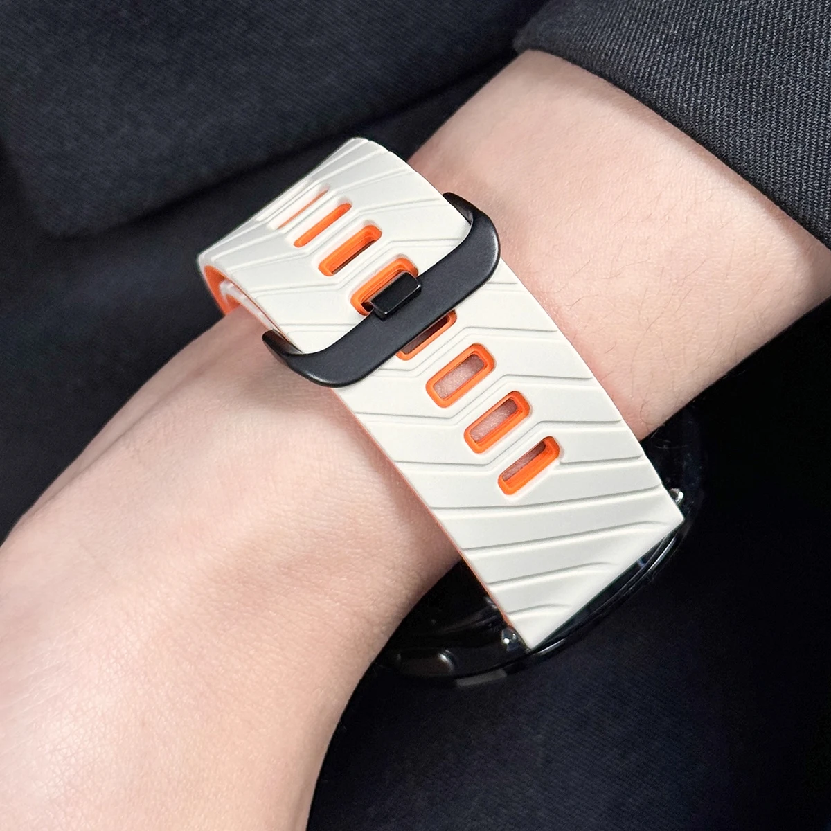 Silicone Sport Wristband for Smartwatch - Replaceable Accessory