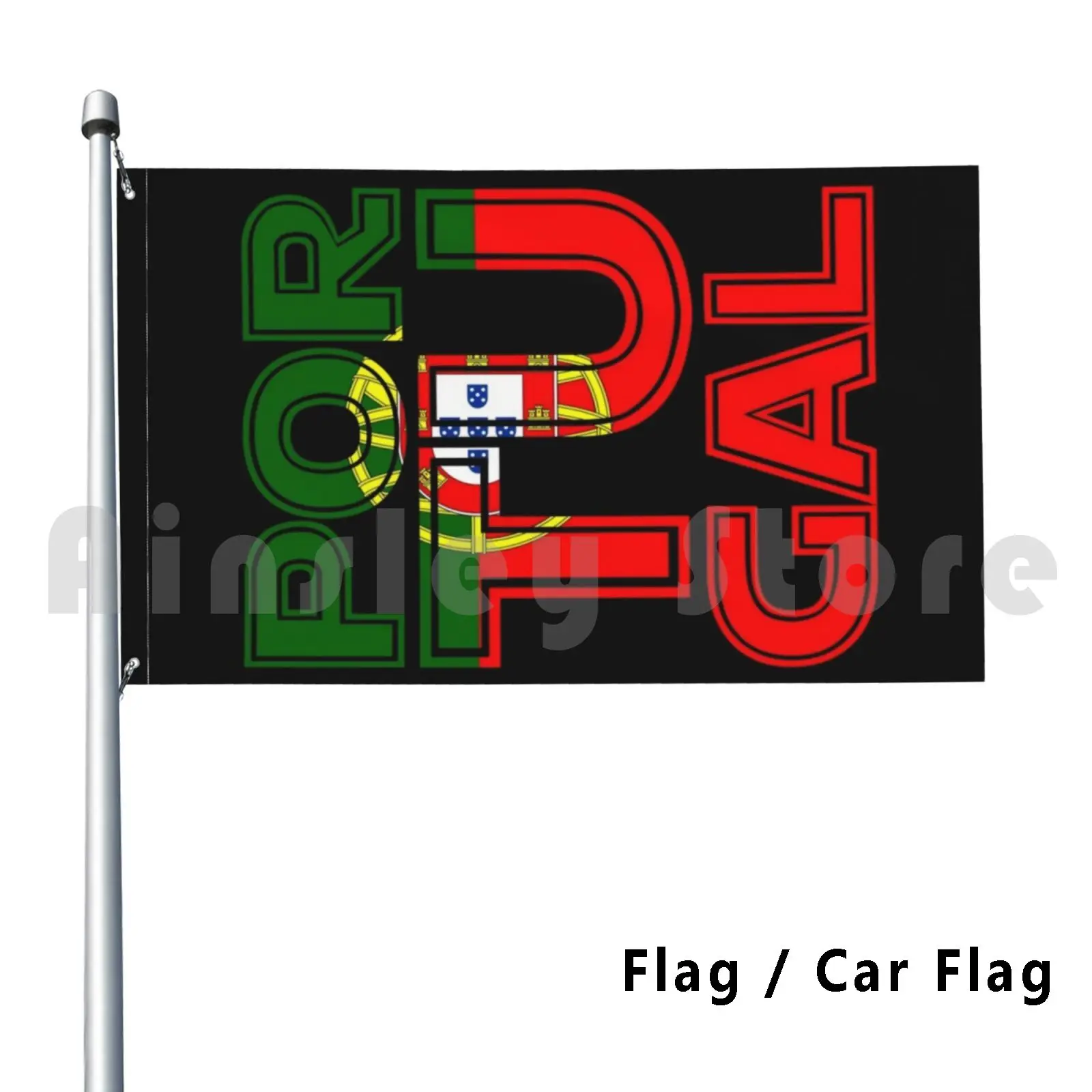 Надпись Я люблю португальскую страну Land Cut Flag уличный декор флаг автомобиля 11