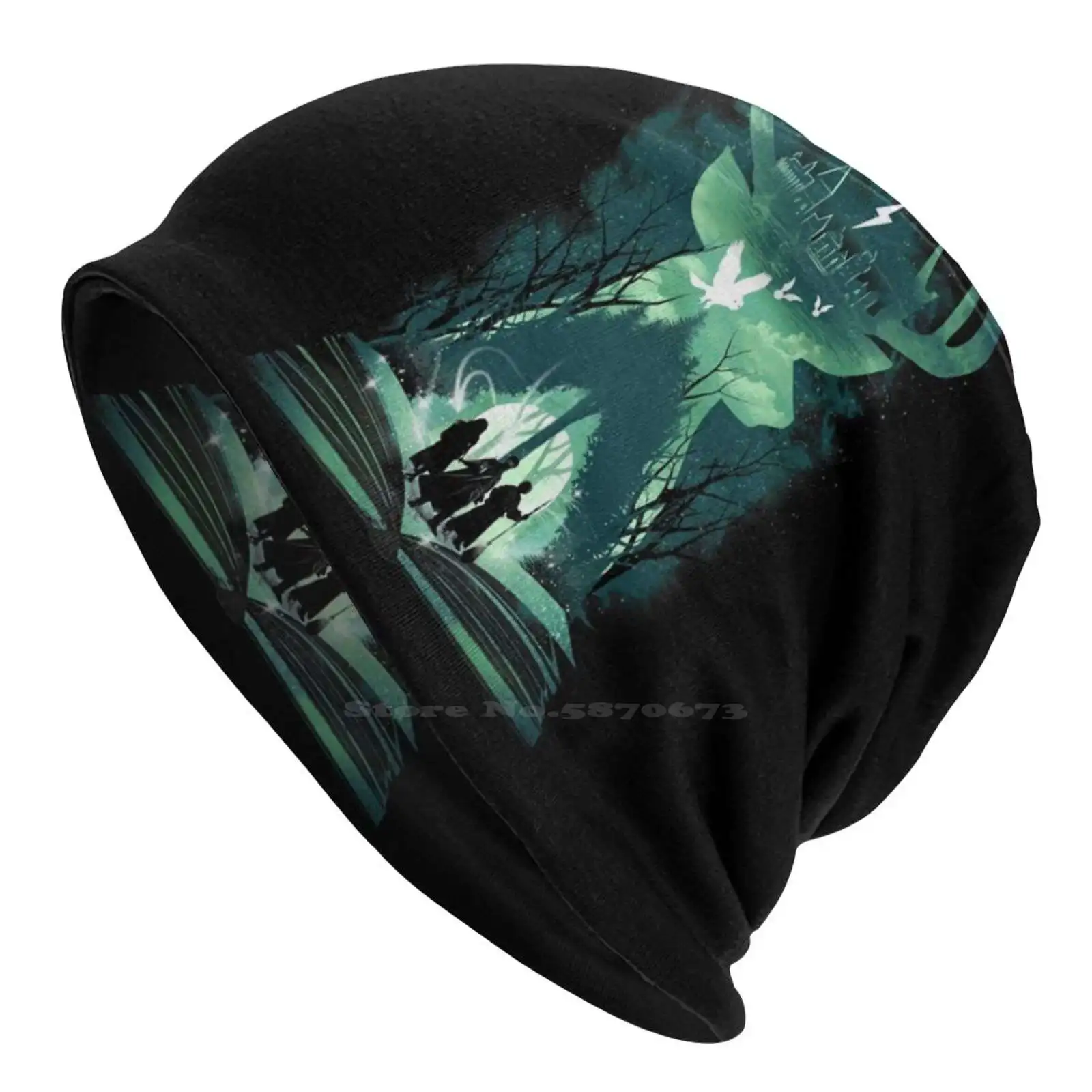 

The Magic Never Ends Knitted Hat Warm Beanie Outdoor Caps Books Bookworm Reading Author Graphicnovel Magical Movies