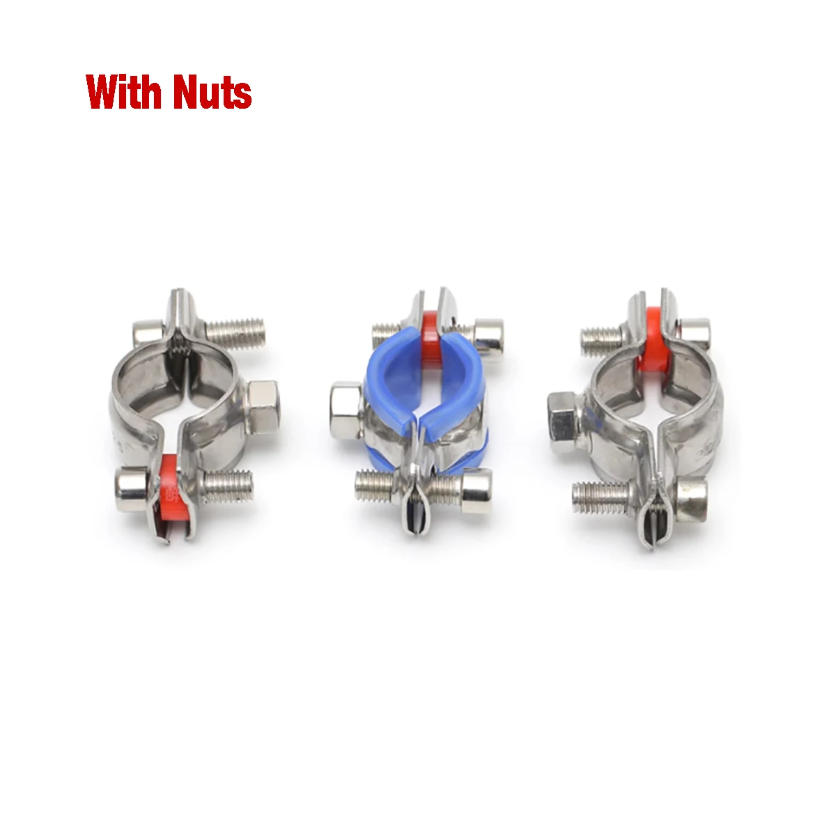 304 Stainless Steel Fixed Pipe Bracket Welding Nut Clamp