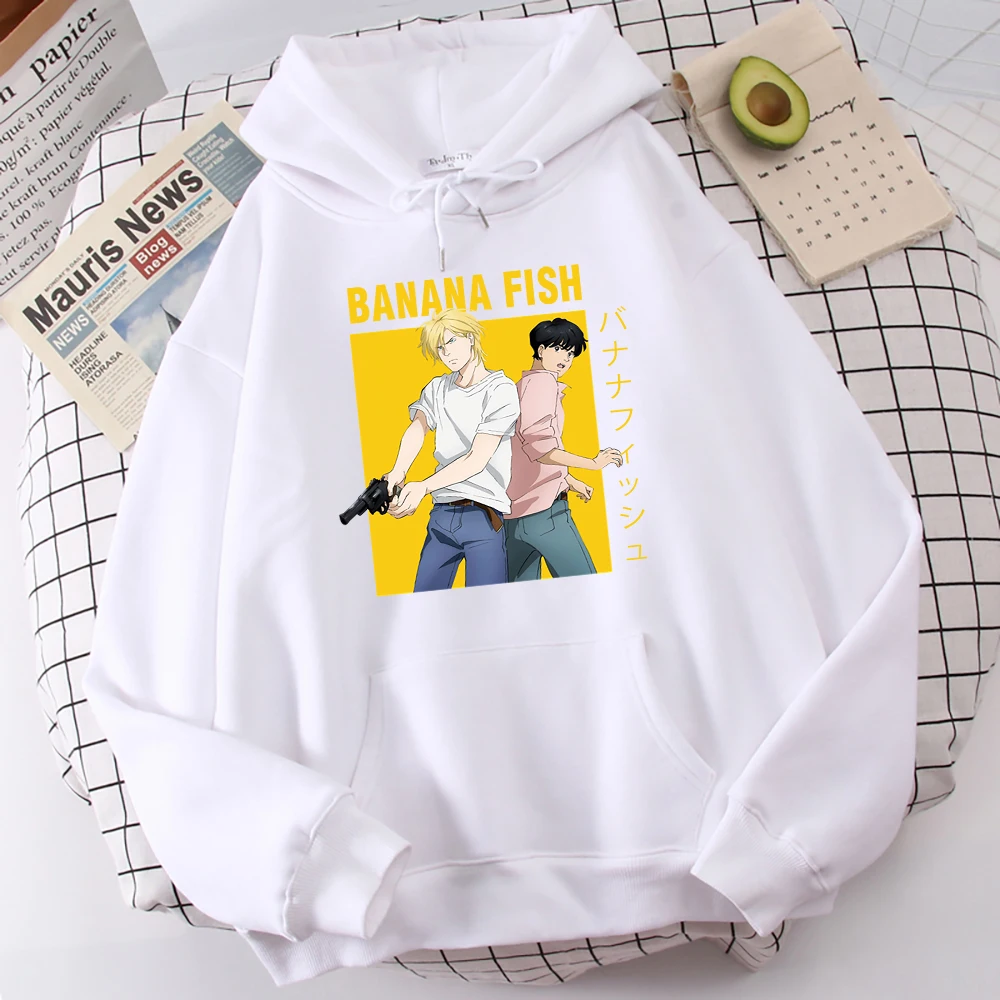 Banana Fish Ash Lynx Eiji Okumura Anime Print Sweatshirt Men