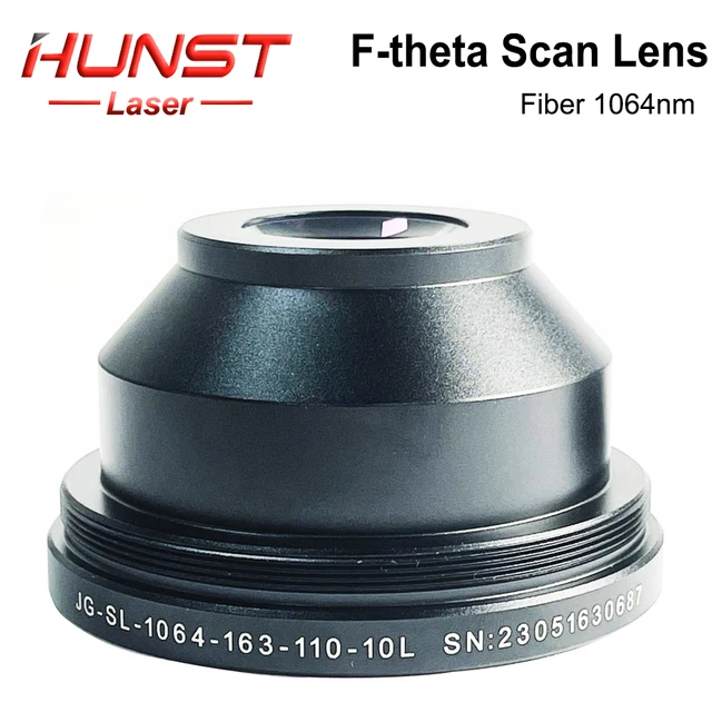 HUNST F-theta Lens 1064nm Focus Lens Laser Focal length 63-420mm Scan Field 50×50-400×400 for YAG Fiber Laser Galvo System 6