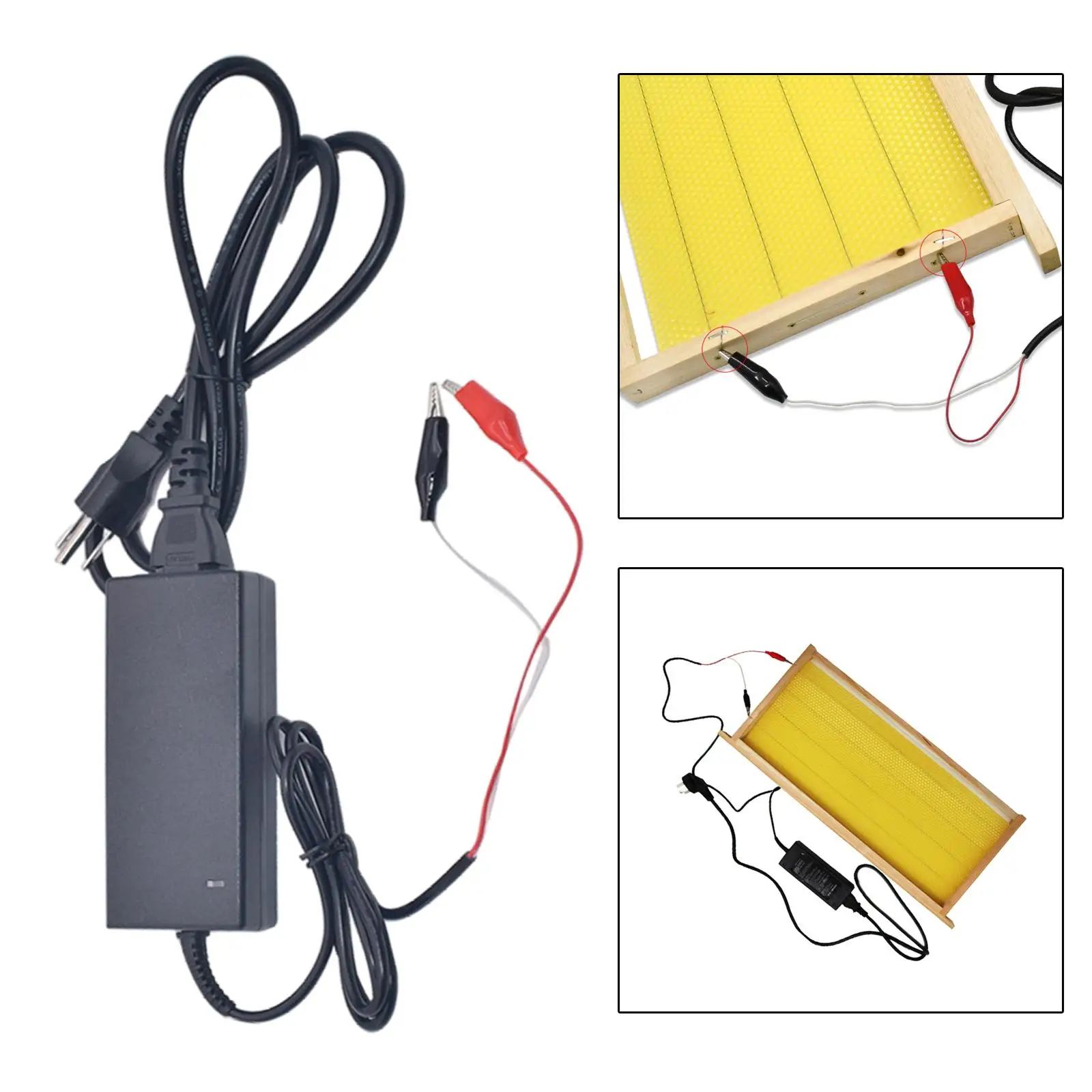 Electric Embedder Heating Device 12V 4A 220V Wax Foundation Embedder for Beekeeper Apiculture Beekeeping Tool Bee US Adapter