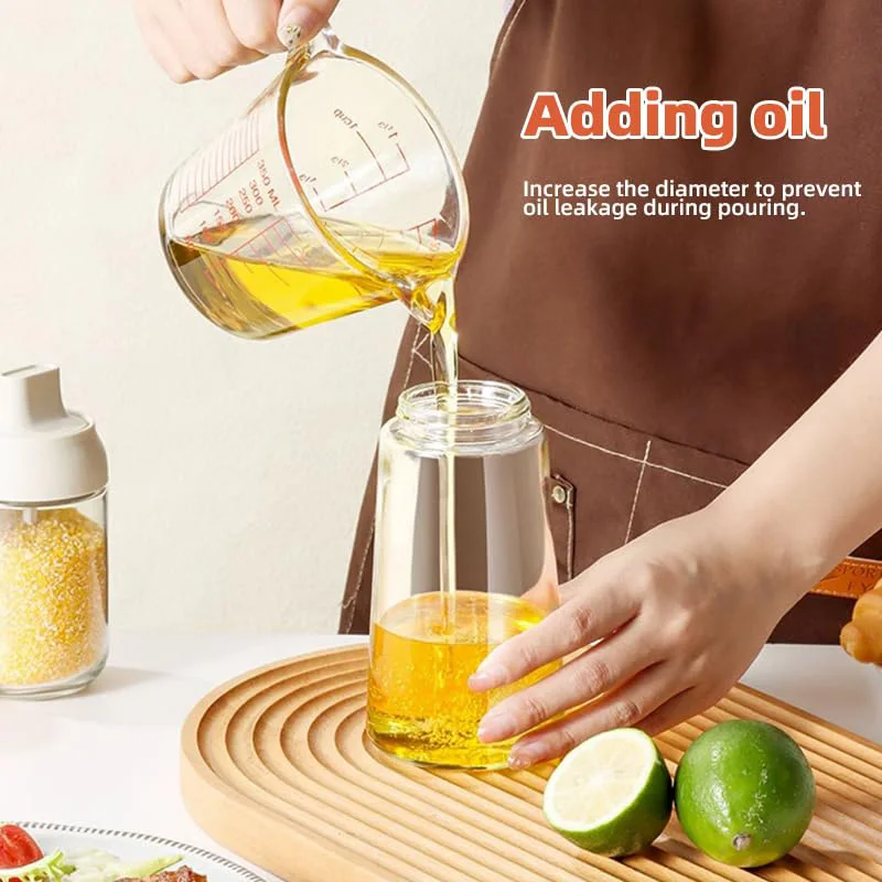 Spray Oil Sprayer Oil Cruet Spray Dual Purpose Kitchen Oils Olive Sprays Bottle Air Fryer Salad BBQ Kitchen Baking