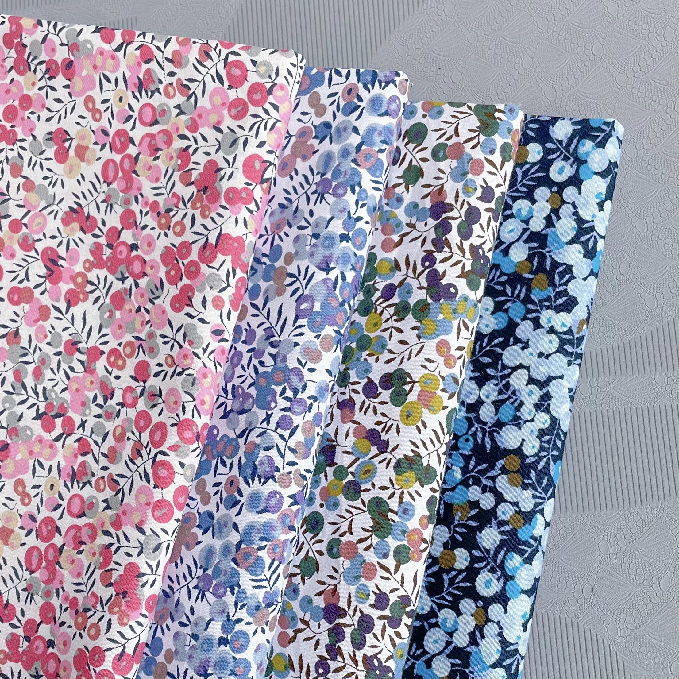 Cotton Poplin Fabric Wiltshire Liberty 40S Original Design Digital Printing Sewing Cloth Dresses Skirt Kids Designer