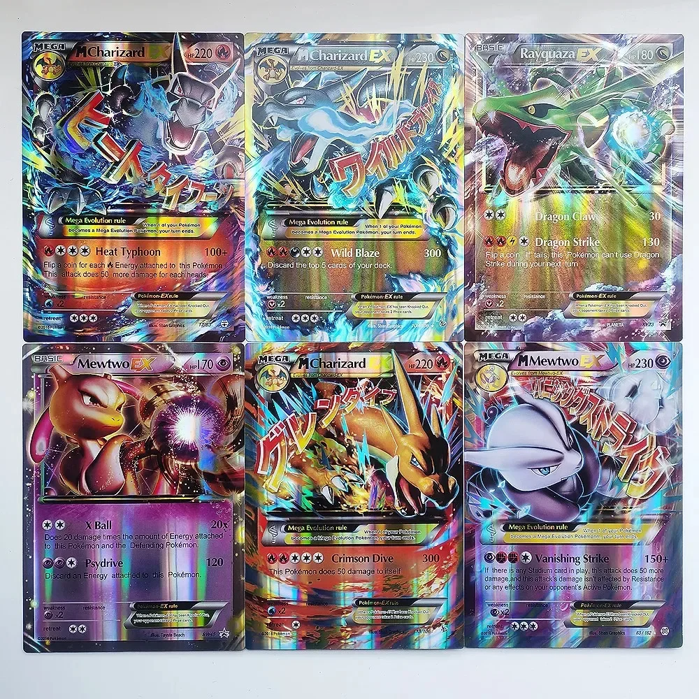 NEW Oversized Pokemon Cards 30Pcs Jumbo Letters Cards Vmax