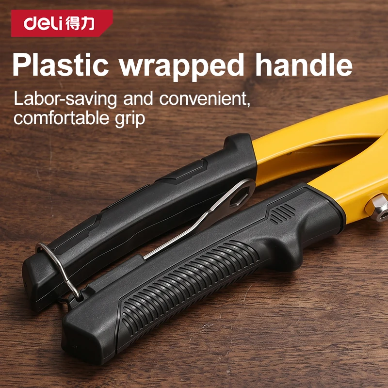 20Cr Steel Jaw One-Hand Rivet Gun Quick-Change 4 Nozzles 2.4/3.2/4/4.8mm Pop Riveter Heavy Duty Blind Rivet Tool Sheet Metal