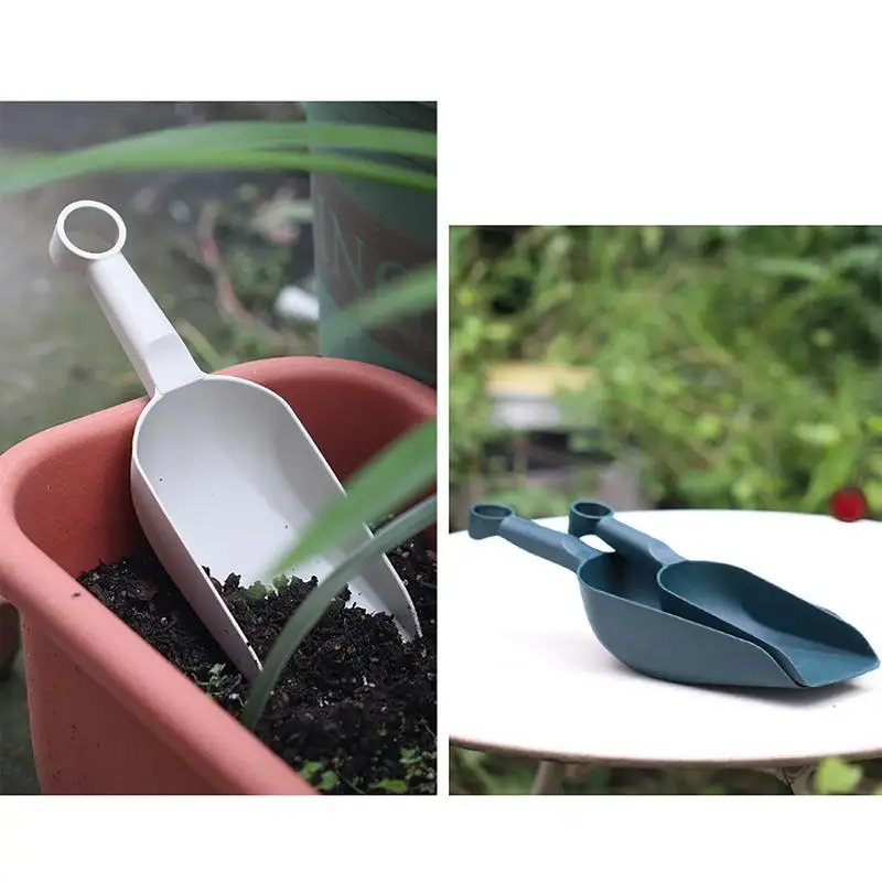 

Soil Scoop Thickened Ergonomic Food Scooper Multifunctional Garden Hand Shovel Lightweight Garden Tool For Transplanting Digging