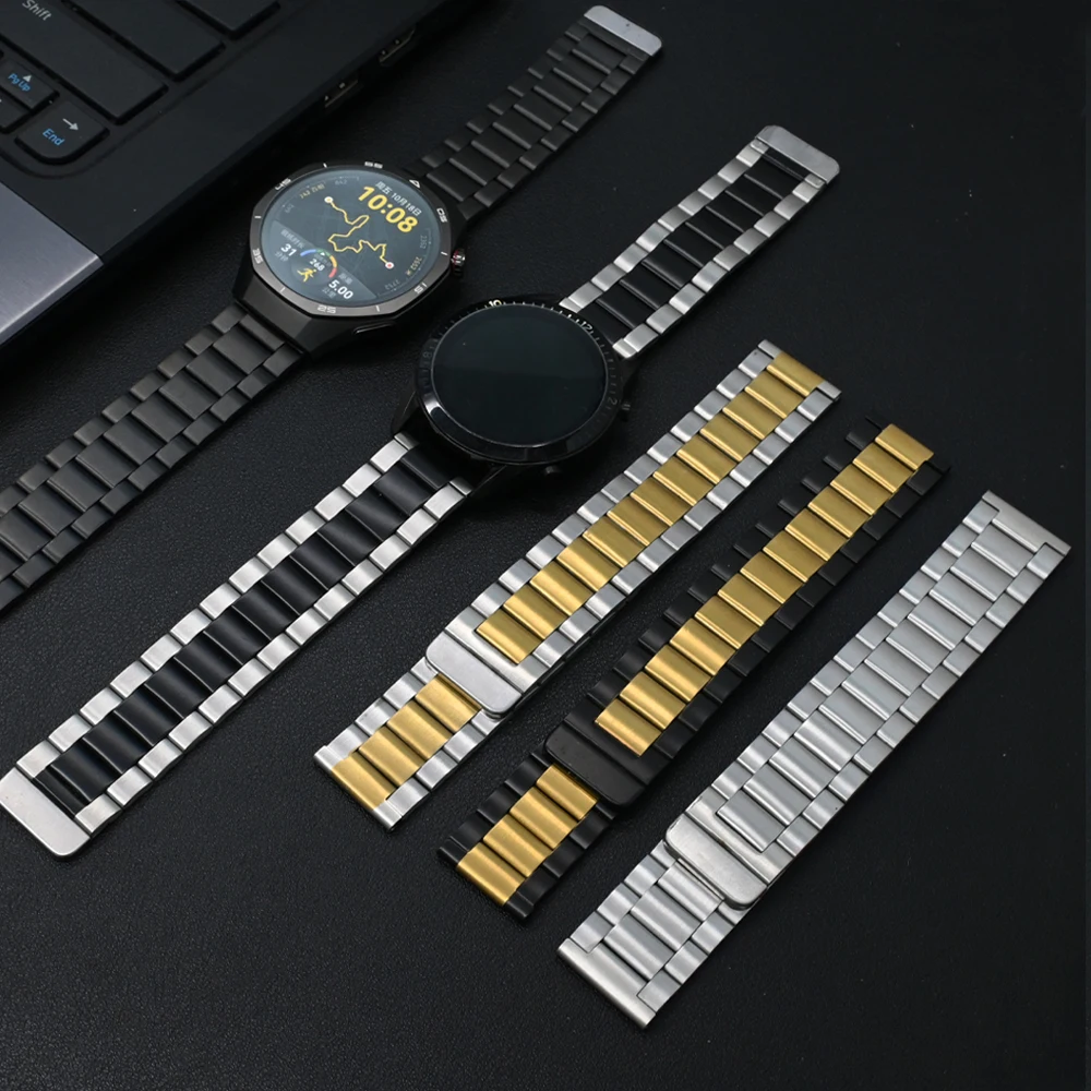 22mm Stainless Steel Magnetic Band for Huawei Watch GT5 Pro gt4