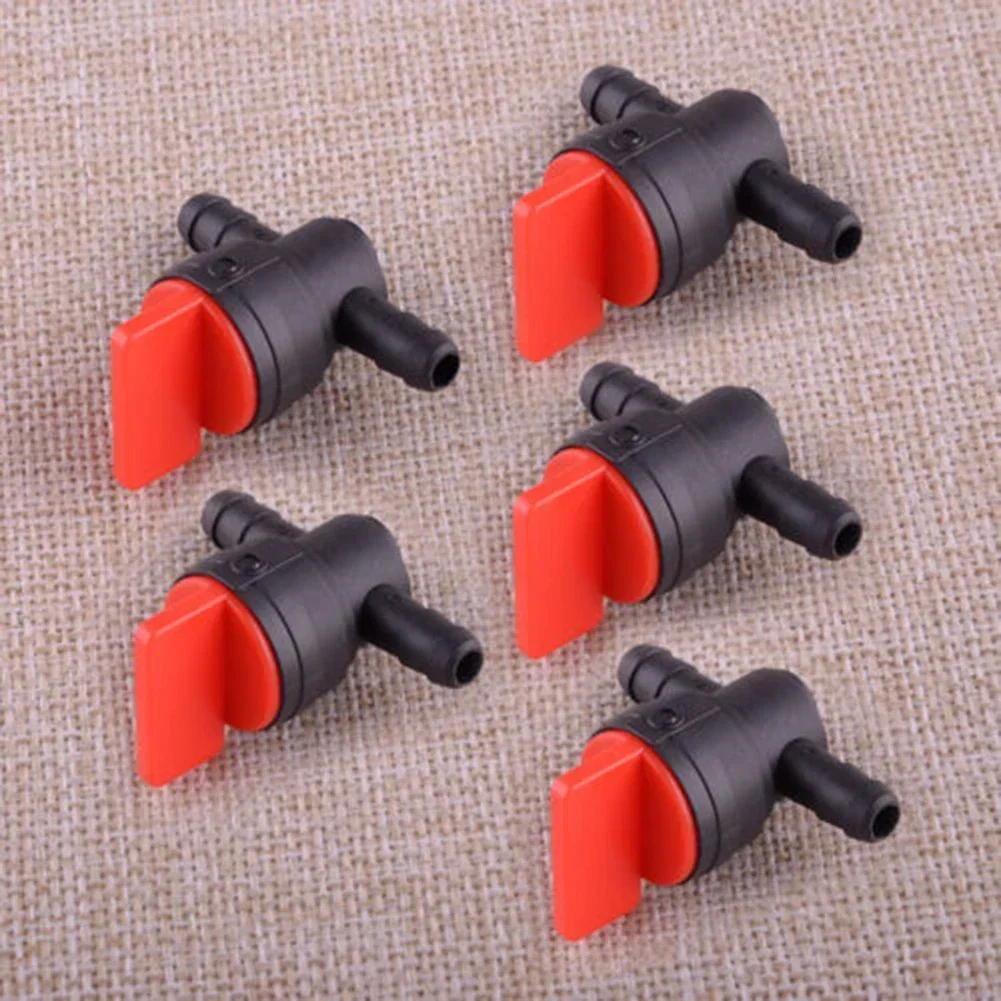 Motorcycle Carburetor Pipe Universal 5pcs Car Carburettor Valve Switch Petrol Fuel Hose Pipe On-Off Faucet Tap Switch Connector For Moto Scooter Valve