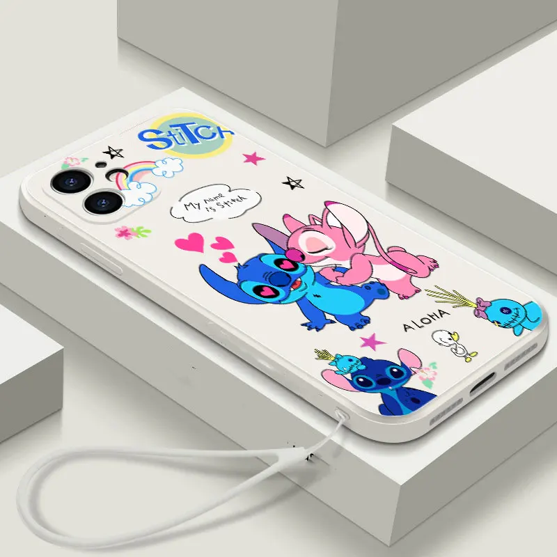 thumbnail image 1 of Cartoon Cute Angel Stitch Love Heart Case For Honor 90 70 X8 X7 X7A X8A X6 X6A X6S X7B X8B 100 Magic 5 4 6 Lite Tpu Phone Cover, 1 of 4
