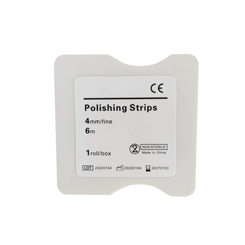 

1Roll/Box Dental Polishing Strip 4mm*6m Tooth Interdental Resin Surface Grinding Whitening Sanding Dentist Material