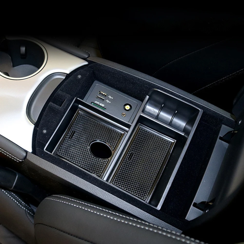 

For Infiniti Q60 Car Center Console Armrest Storage Box Organizer Accessories High Quality Car Storage Box Durable And Practical