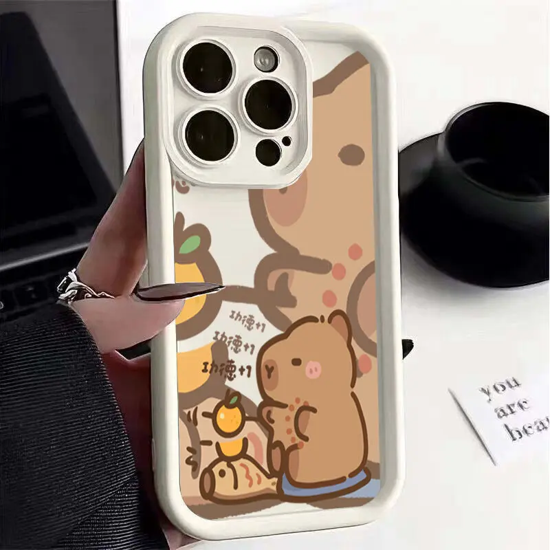 Capybara Shockproof Soft Silicone Phone Case