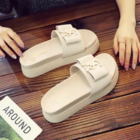 2025 été nouvelles femmes mode lettre Designer sandales décontracté fond épais bout rond en cuir chaussures de plage Ж Dönе Сан ».лии 6