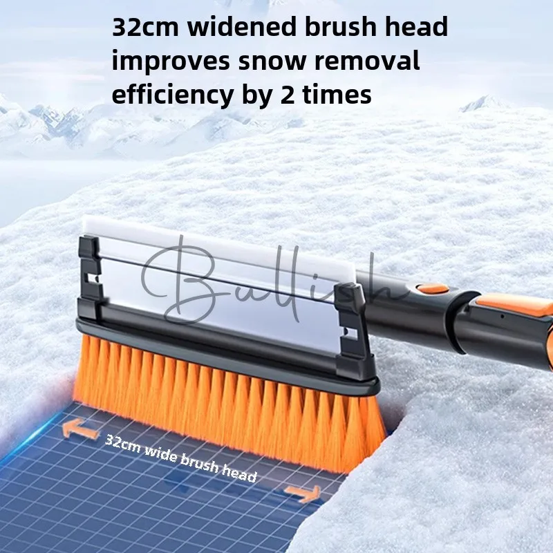 Car snow removal shovel snow sweeping brush shoveling artifact winter window glass defrosting and deicing multi-function