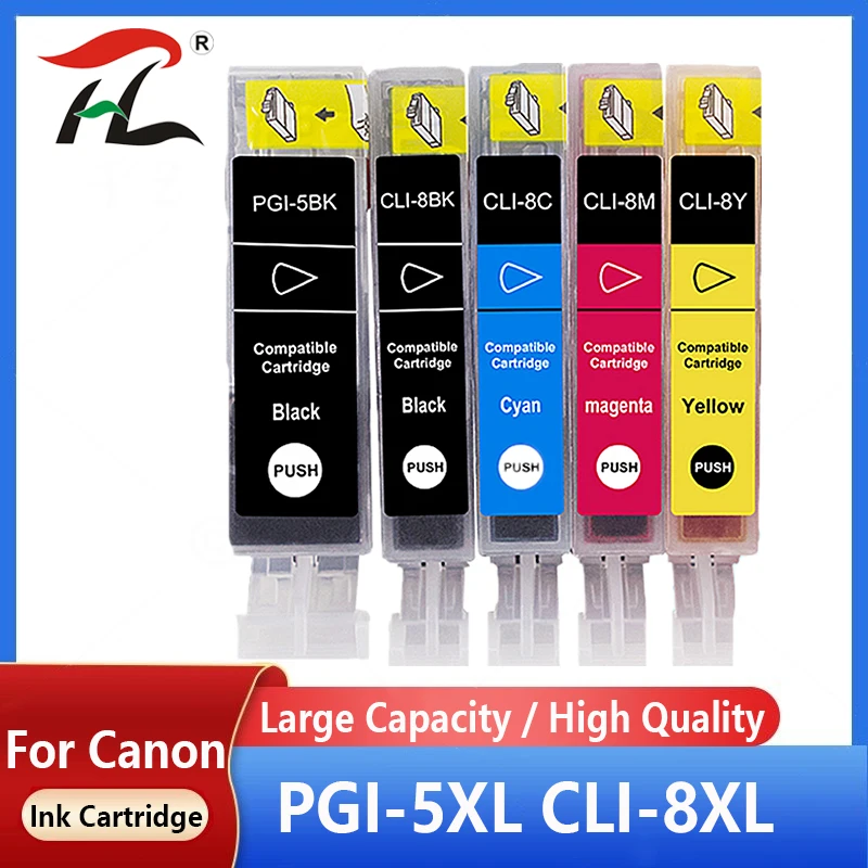 

Compatible Ink Cartridges PGI-5 CLI-8 PGI5 CLI8 for Canon PIXMA iP4200 iP4300 iP4500 MP500 iP5200 MP530 MP600 MP610 MP800