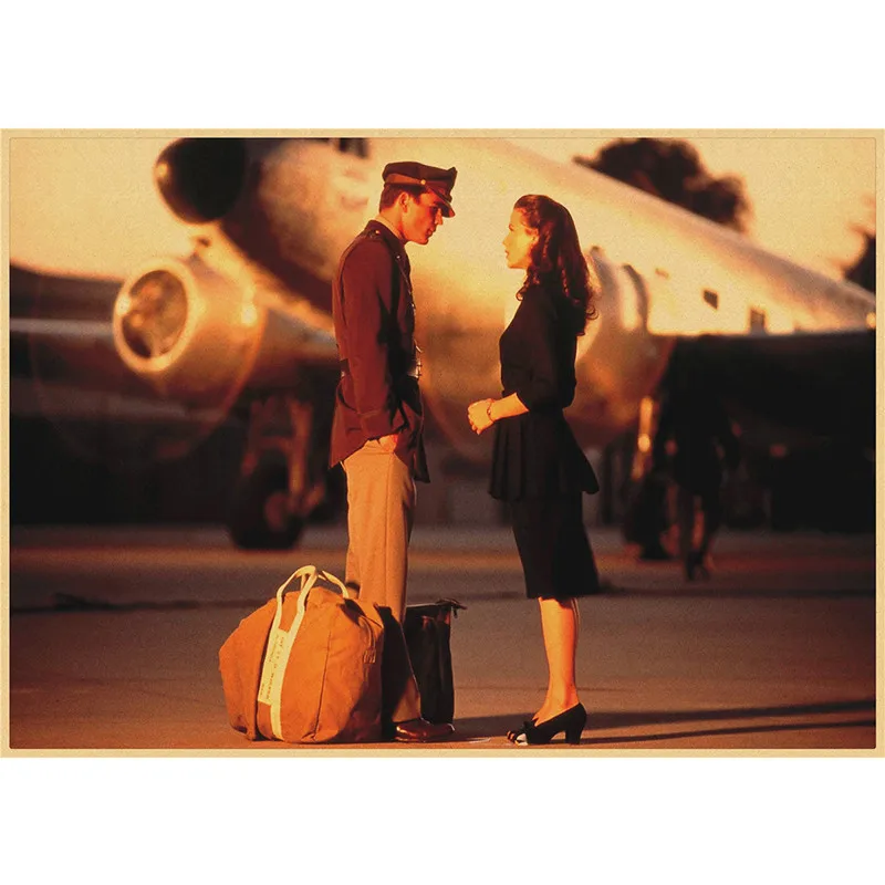 Pearl Harbor Classic Movie Kraft Paper Poster Bar Cafe Living Room Dining room