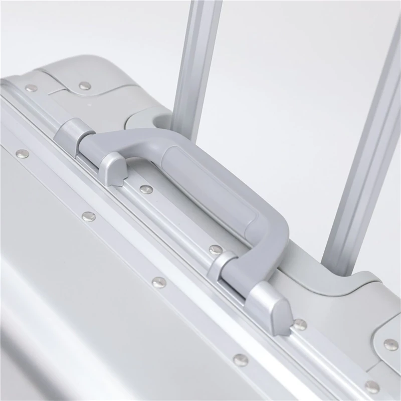 Pull Bar Suitcase TRAVEL TALE 20"24" Inch Luxury Aluminium Travel Suitcase Cabin Travel Trolley Luggage Bag With Wheels