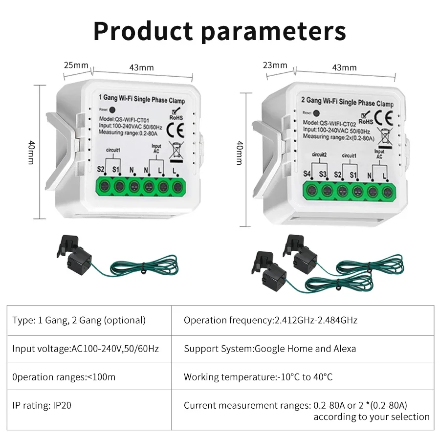 Smart Energy Meter with WiFi Connectivity & App-Controlled Power Monitoring
