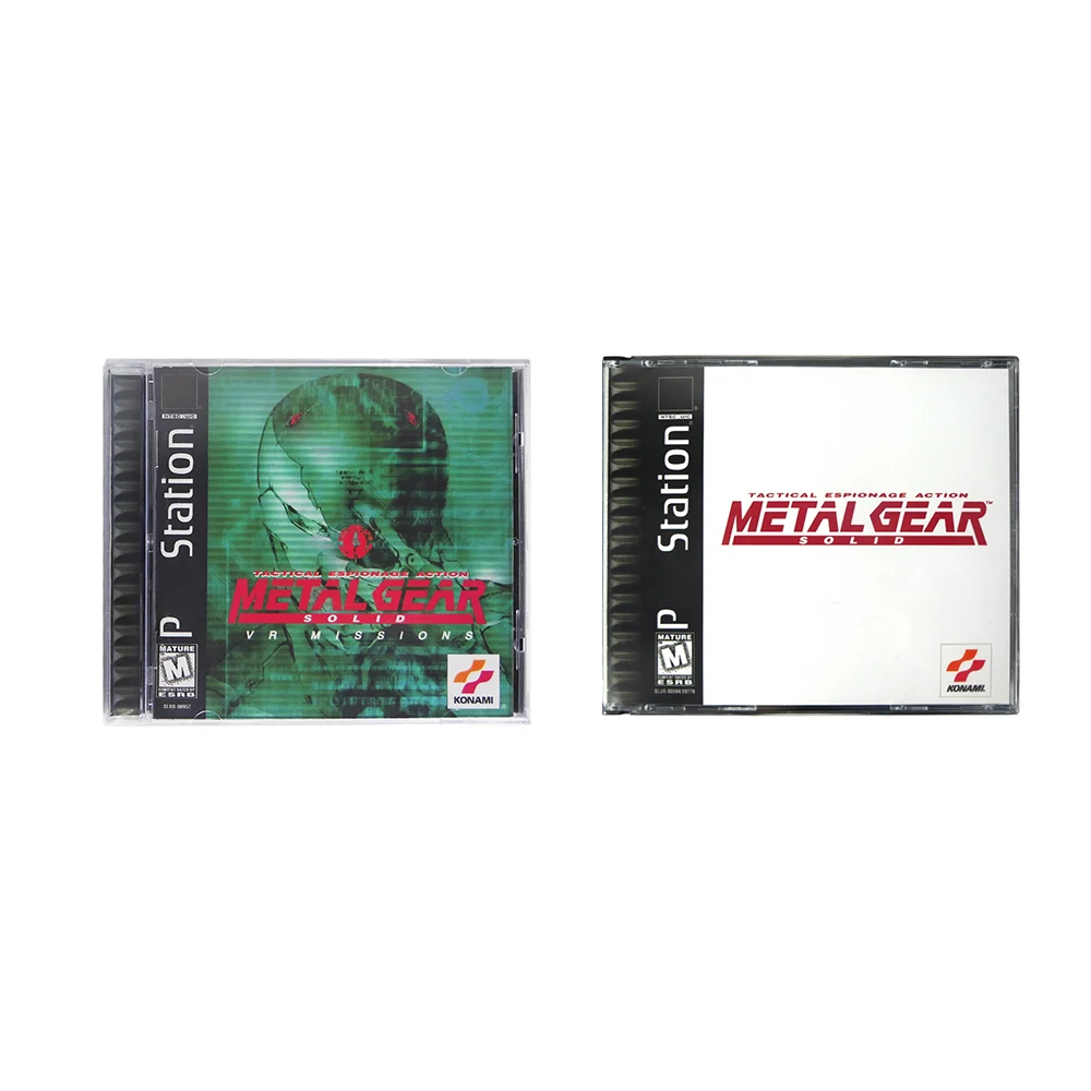 PS1 메탈 기어 솔리드 카피 게임 디스크 잠금 해제 콘솔 스테이션 1 레트로 광학 드라이버 비디오 게임 부품