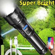 

Powerful Flashlight XHP50 XHP70 Usb Rechargeable Zoomable for Outdoor Camping Tactical Hunting Torch High Power Led Flashlights