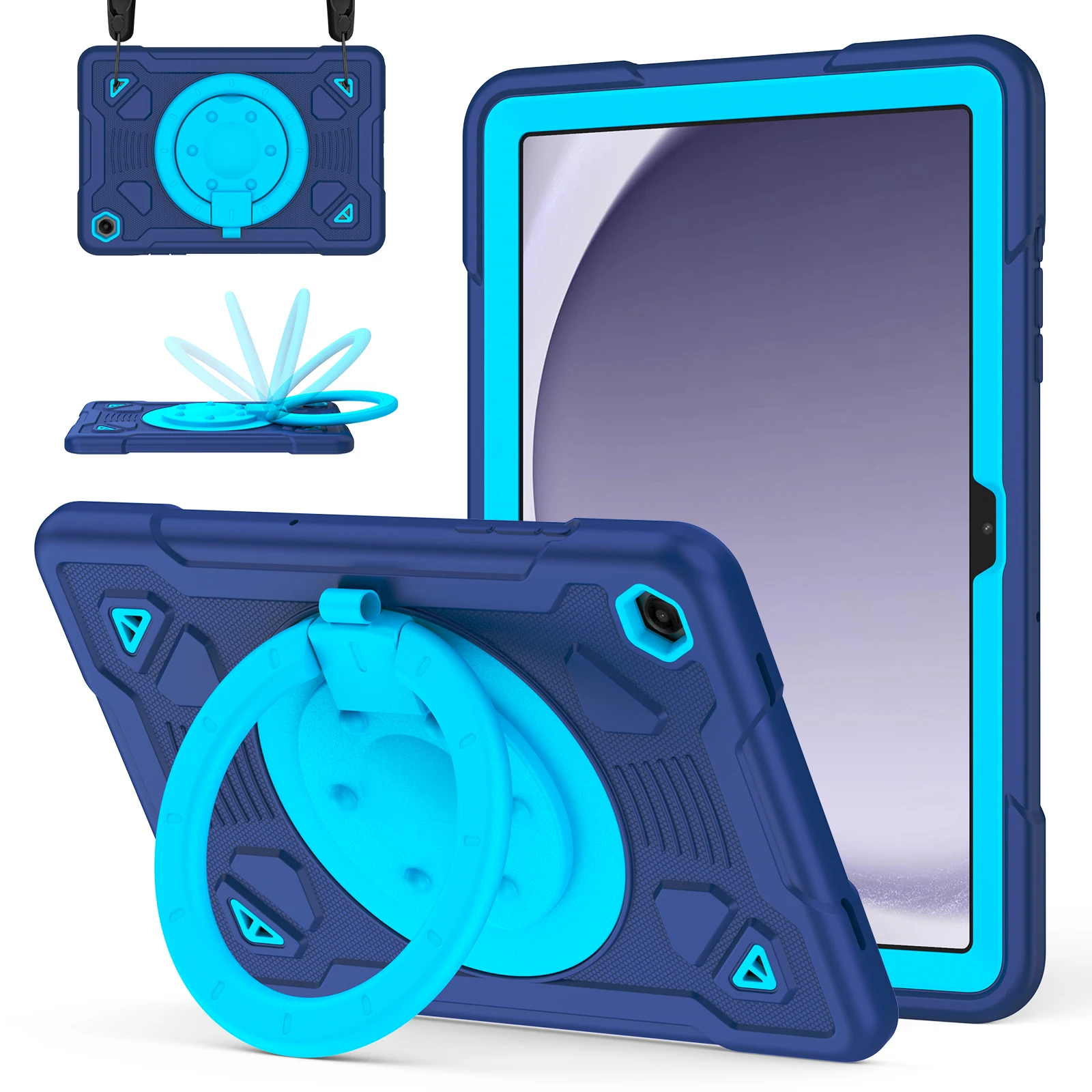 Vibrant Kids Tablet Case with Pen Tray and Enhanced Protection