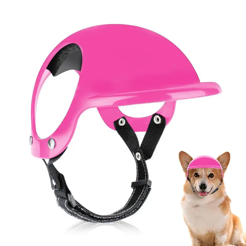 

Pet Motorcycle Helmet Puppy Safety Helmet Dog Protective Hat Cat Adjustable Ridding Caps Sports Hat Outdoor Pet Supplies