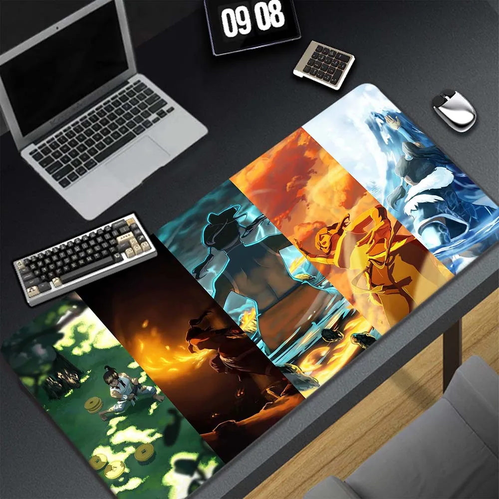 

Avatar the Last Airbender Large Mousepad Game Mouse Pad Gamer Mouse Mat Gaming Accessories Keyboard Pads Speed Desk Mat 40x90cm
