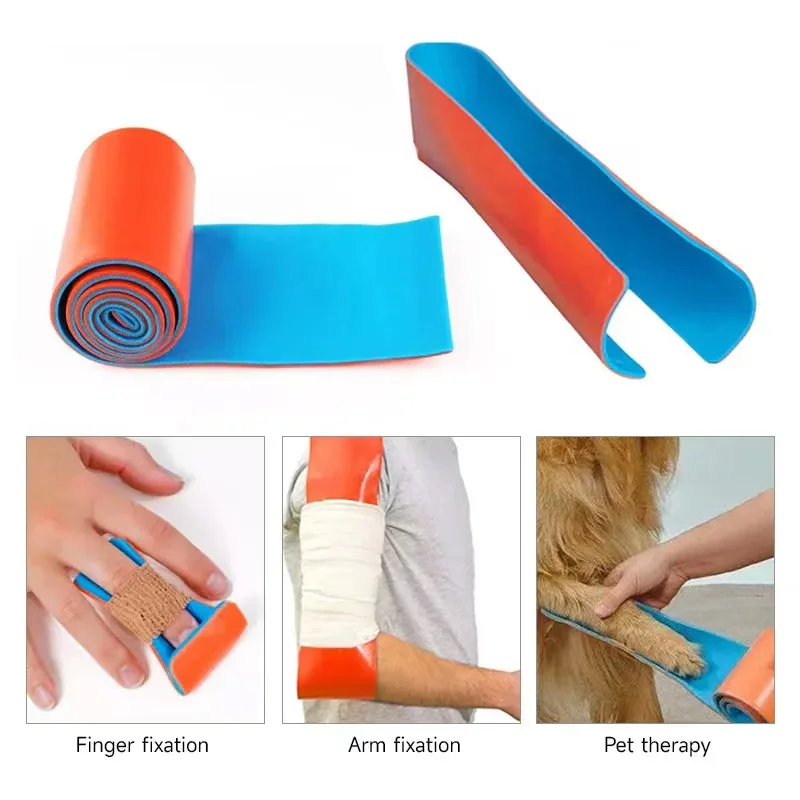Universal Medical Splint Roll Reusable Emergency Fracture Fixation Arm Leg Neck Support Braces Supports Pet Rescue Splint