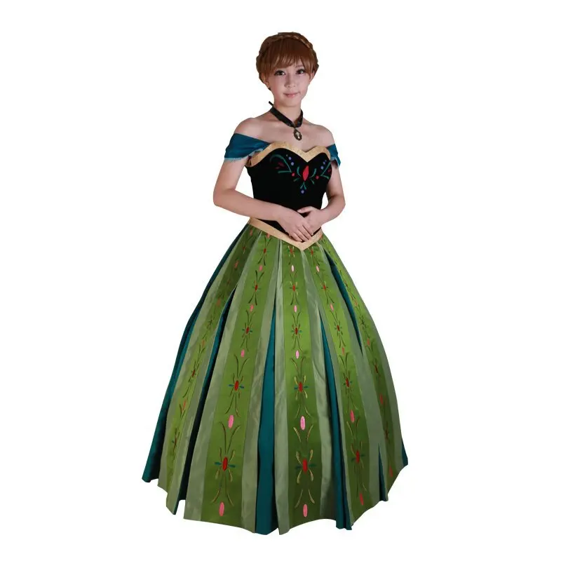 anna from frozen green dress