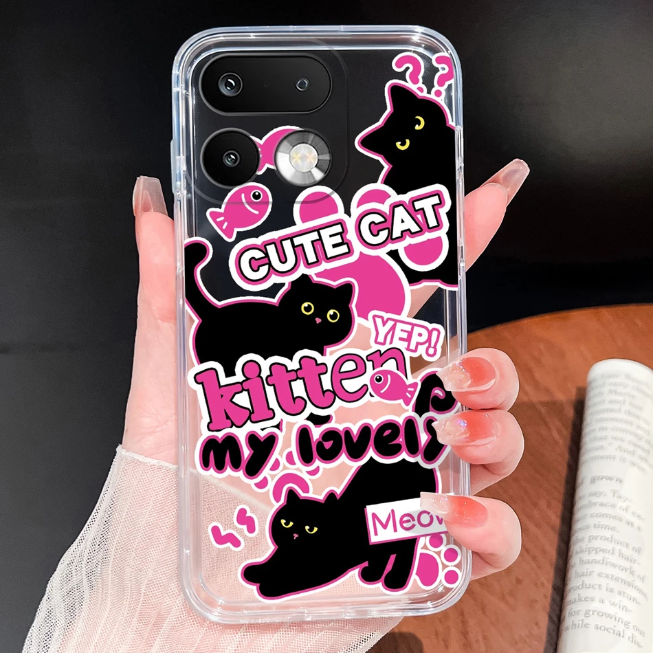 Stylish Soft Slim TPU Clear Silicone Phone Case - Lightweight Protective Cover