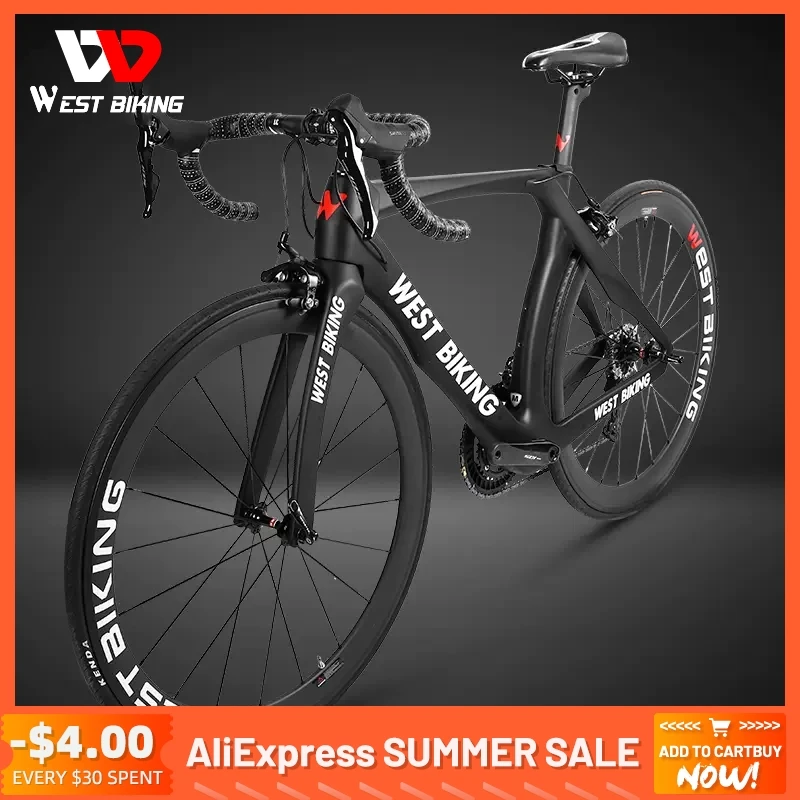 WEST BIKING Carbon Road Bike 700C Road Bike 22 Speed Carbon Racing Road