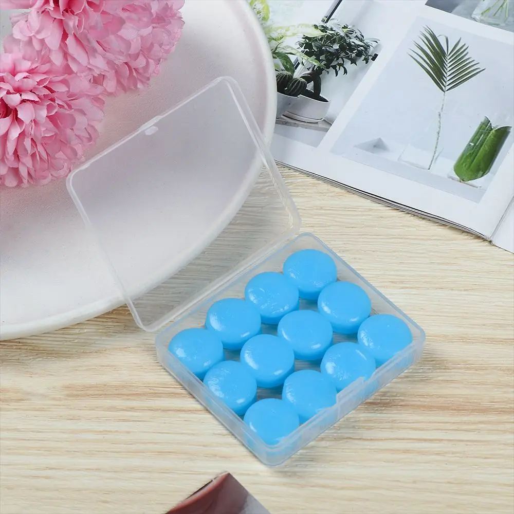 Soundproof Hearing Protect Swimming Soft Silicone Earplugs Waterproof Earbud Anti-noise Ear Plugs Noise Reduction 2