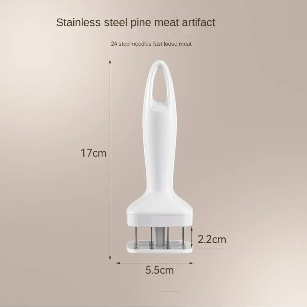 Meat Tenderizer Machine, Meat Hammer Machine, Kitchen Rib Breaking Loosening Needle, Stainless Steel Tenderizer Needle