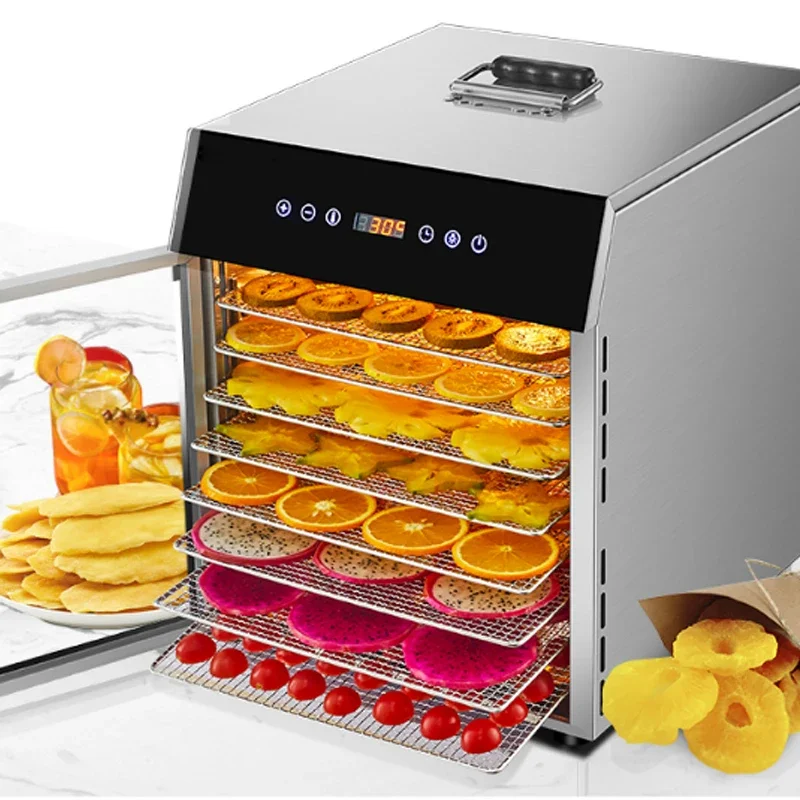 8 Layers Dryer Food Machine Fruit Drying Vegetable Food Dehydrator Electric Dryer Drying of Vegetable and Fruits Machine