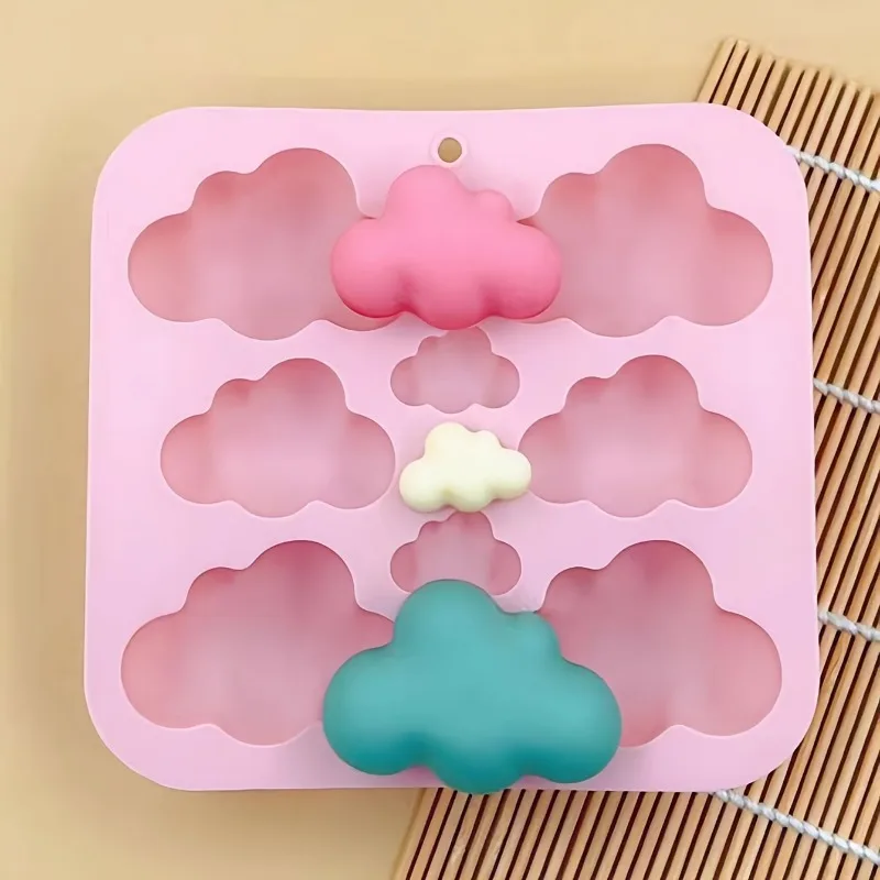 1pc Crystal Epoxy Mold, The Cloud-shaped Mold for Candles Can Be Used To Make Molds for Candles and Soap Supplies