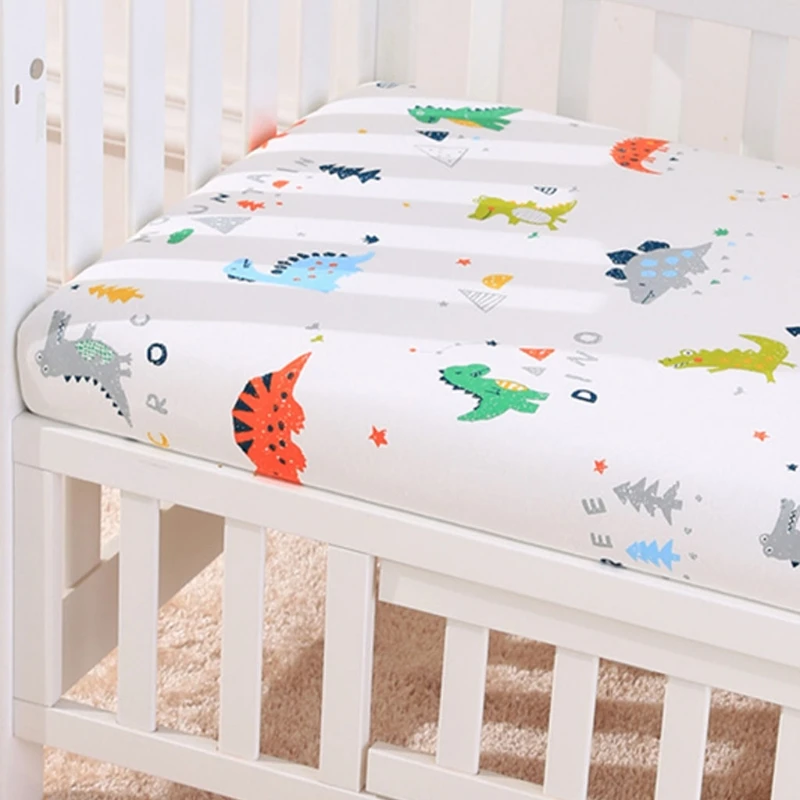 Baby Fitted Sheet Newborn Cotton Soft Crib Bed Sheet Children Mattress Covers