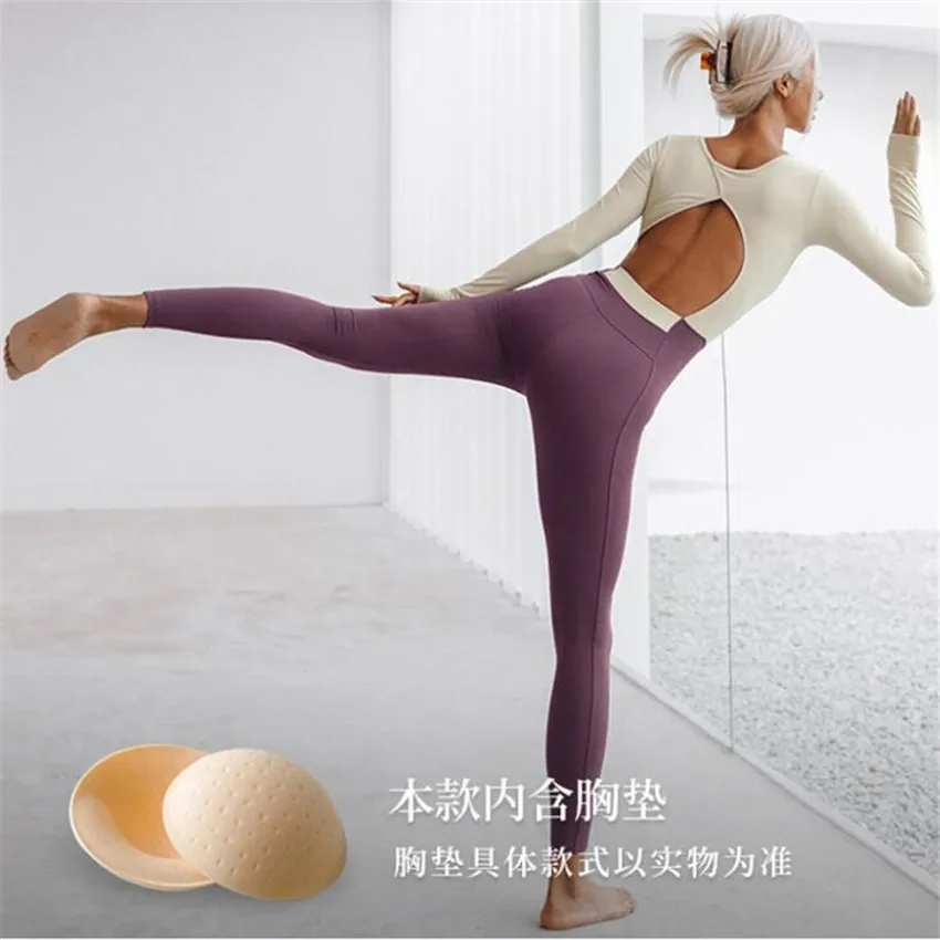 Onepiece Patchwork Yoga Sets Women Gym Clothing with Padded Sports Set