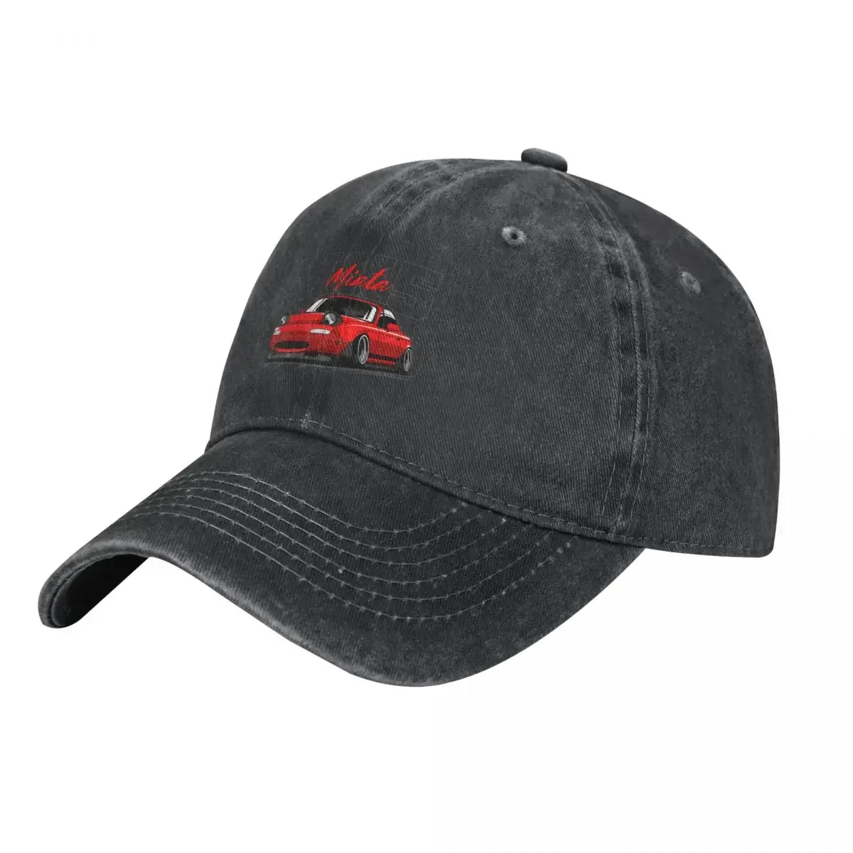 

red miata jdm car Cowboy Hat Hat Beach Military Tactical Cap Vintage Golf Women Men's