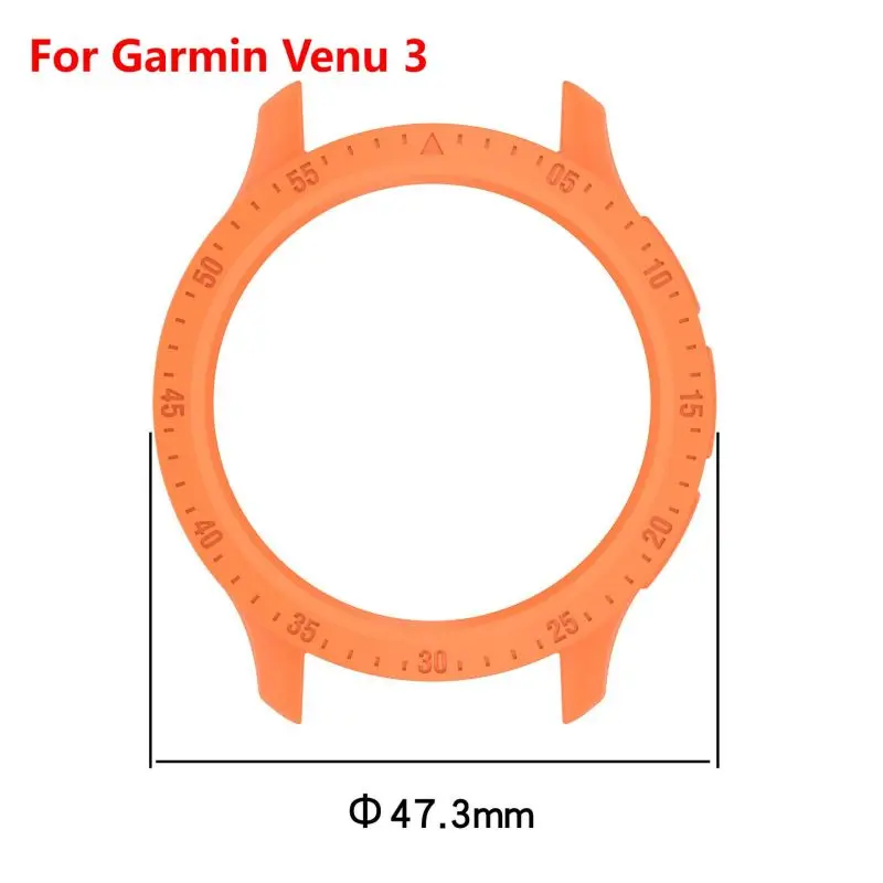 Garmin Venu 3 3S 스마트 시계 밴드 소프트 실리콘 범퍼 Venu3 Venu3S 보호 쉘 액세서리 용 TPU 보호 케이스 커버