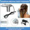 Dreadlocks Machine, Automatic Dreadlock Maker Machine for Locs Instant Loc Machine for Dreadlock Electric Suitable for Long Hair 3