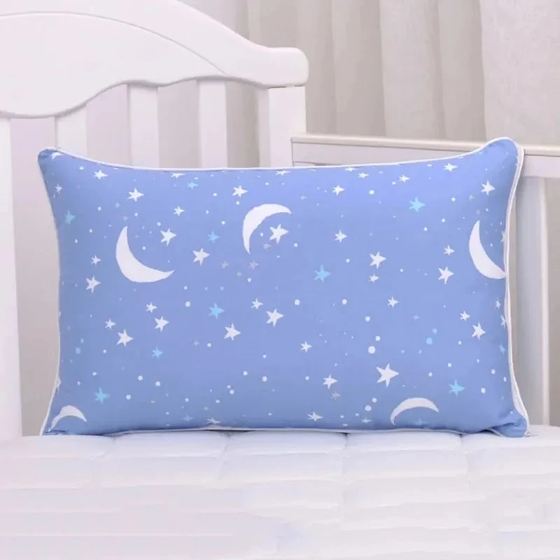 Pillow Case Cover Nursing Baby Pillow Cover Cotton Children's Single Pillowcase Kindergarten Nap Special Cartoon Printed Pattern