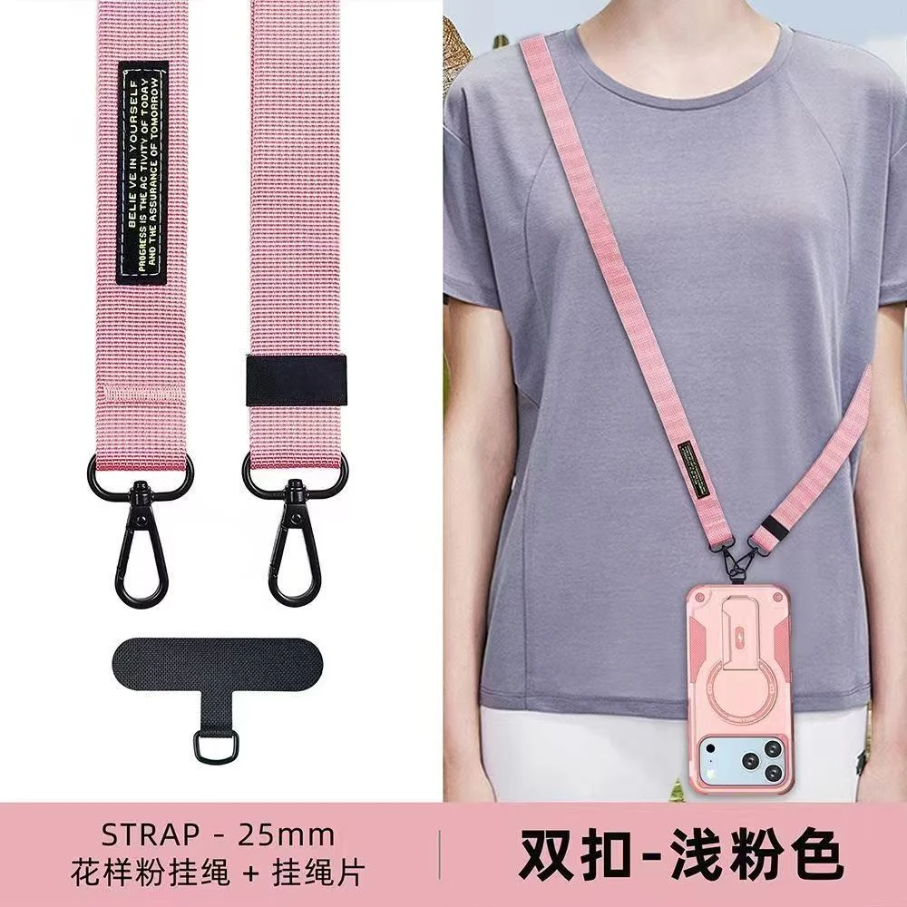 Fashion Armor Crossbody Strap with MagSafe Magnetic Shockproof Camera Protection Cover
