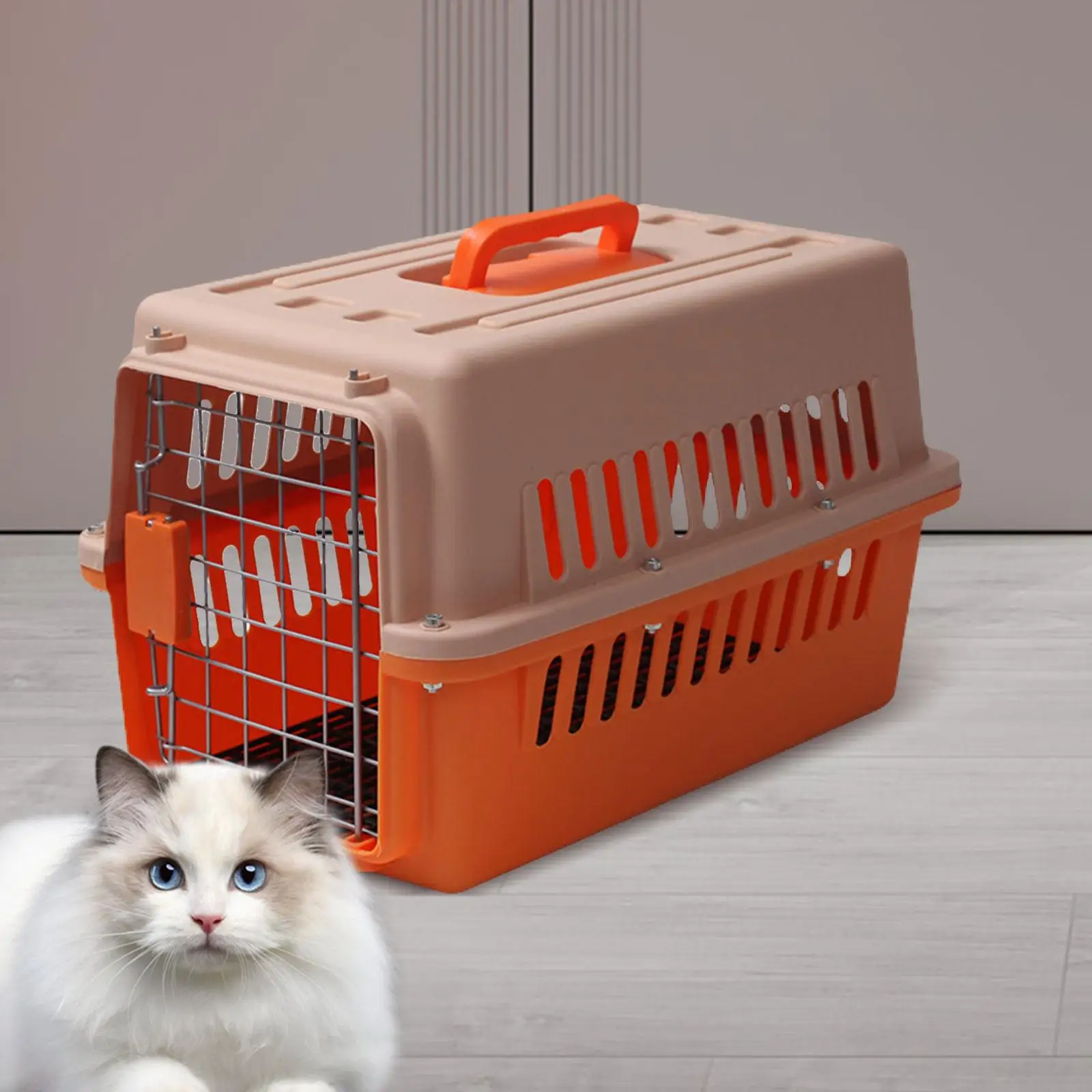 Pet Carrier Breathable and Handle Pet Porter Fashion Dog Kennel for Walking Indoor Outdoor Rabbits Pet Store Quick Trips