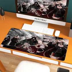 Grand tapis de souris et clavier en caoutchouc, 900x400, motif Floral, pour Gaming, bureau 