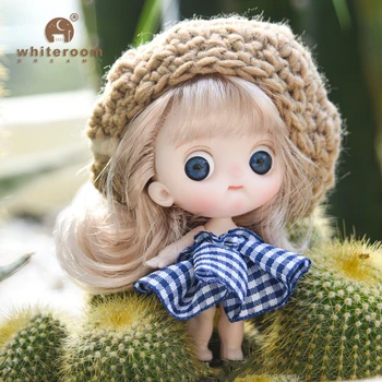 Small Dolls Mini Toys For Girls Gift Present House Accessories DIY Doll Furniture Set Bathroom Kitchen Living Room Bakery 1